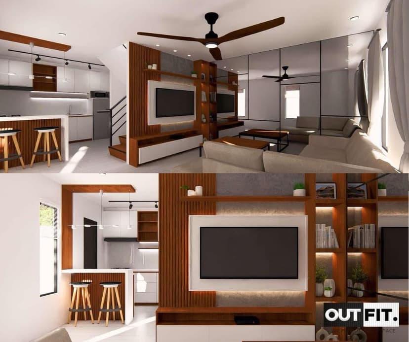 A 4 Bedroom House Fit-out Designs at Bali Residences Agus Lapu-Lapu City